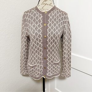 The Peruvian Connection Cotton Cardigan Sweater